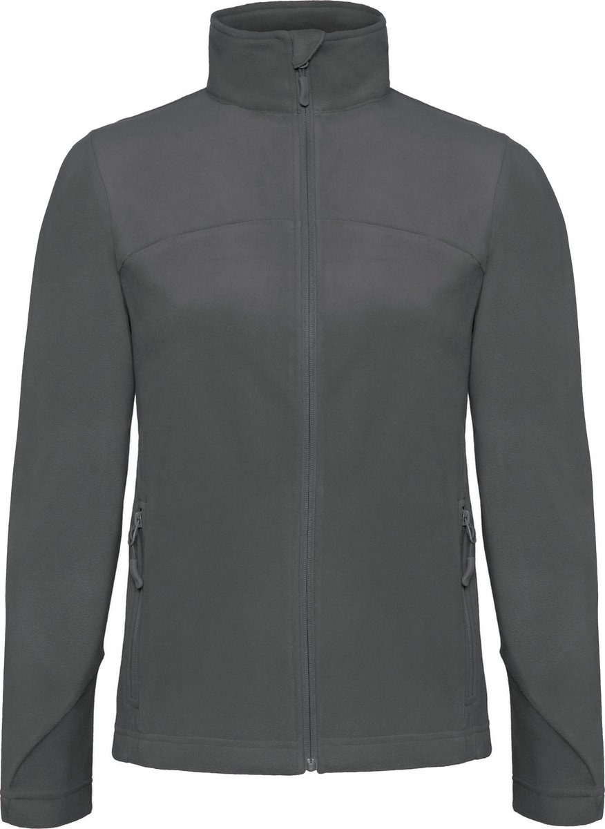 B&C Dames/Dames Coolstar Full Zip Fleece Jacket Staalgrijs