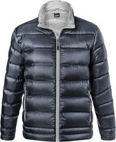 James and Nicholson Heren Quilted Down Jacket (Marine / Zilver)