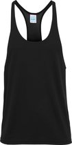 Awdis Gewoon Cool Menselijke Gewone Spier Sport/Gym Vest Top (Jet Zwart)