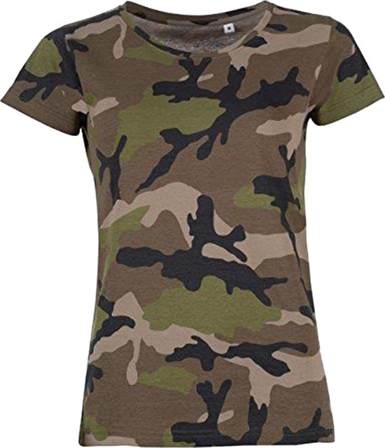 SOLS Dames/dames Camo T-Shirt met korte mouwen (Camouflage)