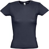 SOLS Dames/dames Miss Korte Mouwen T-Shirt (Marine)