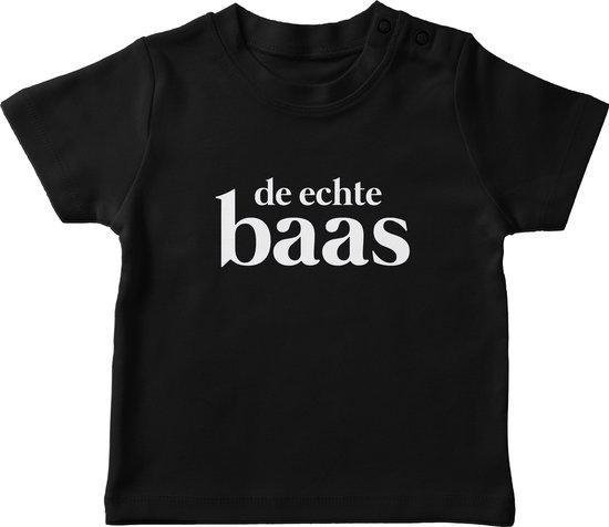Matching shirts Vader & Zoon - De Echte Baas - Papa maat S & Zoon maat 80 van GecoZa — afbeelding 3