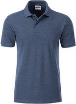 James and Nicholson Heren Basis Polo (Licht Denimmelange)