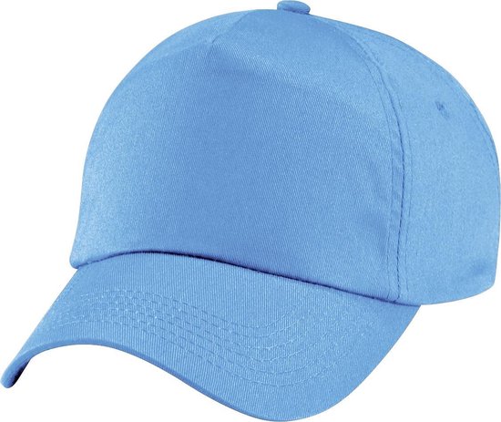 Beechfield Unisex Junior Junior 5 Panel Baseball Cap (Sky)