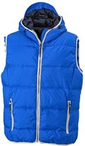 James and Nicholson Heren Maritiem Vest (Nautisch Blauw/Wit)