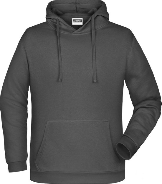 James And Nicholson Heren Basis Hoodie (Grafiet)