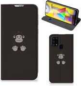 Stand Case Verjaardagscadeau Geschikt voor Samsung Galaxy M31 Telefoonhoesje Gorilla