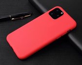 Xssive Soft Back Cover voor Apple iPhone 11 Pro Max - Rood