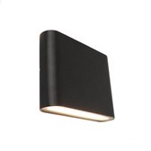 Olucia Cailey - Moderne Buiten wandlamp - Aluminium - Zwart