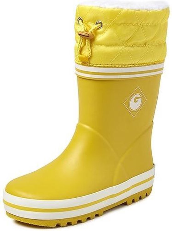 Winterlaars Gevavi Boots | Groovy Winter Rubberlaarsje | Maat 34 | Geel |  bol.com