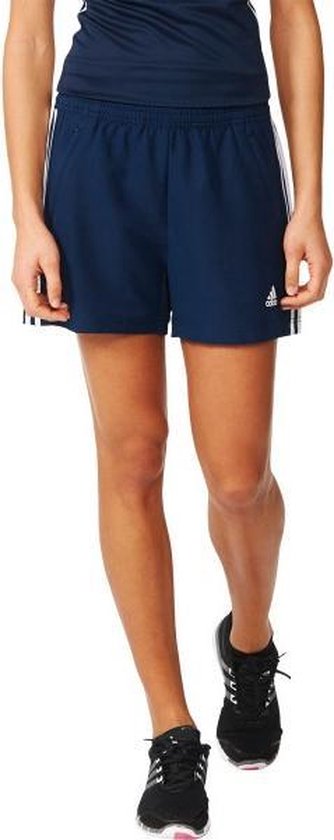 Adidas T16 'Oncourt' Short Dames - Shorts - blauw donker - S | bol.com
