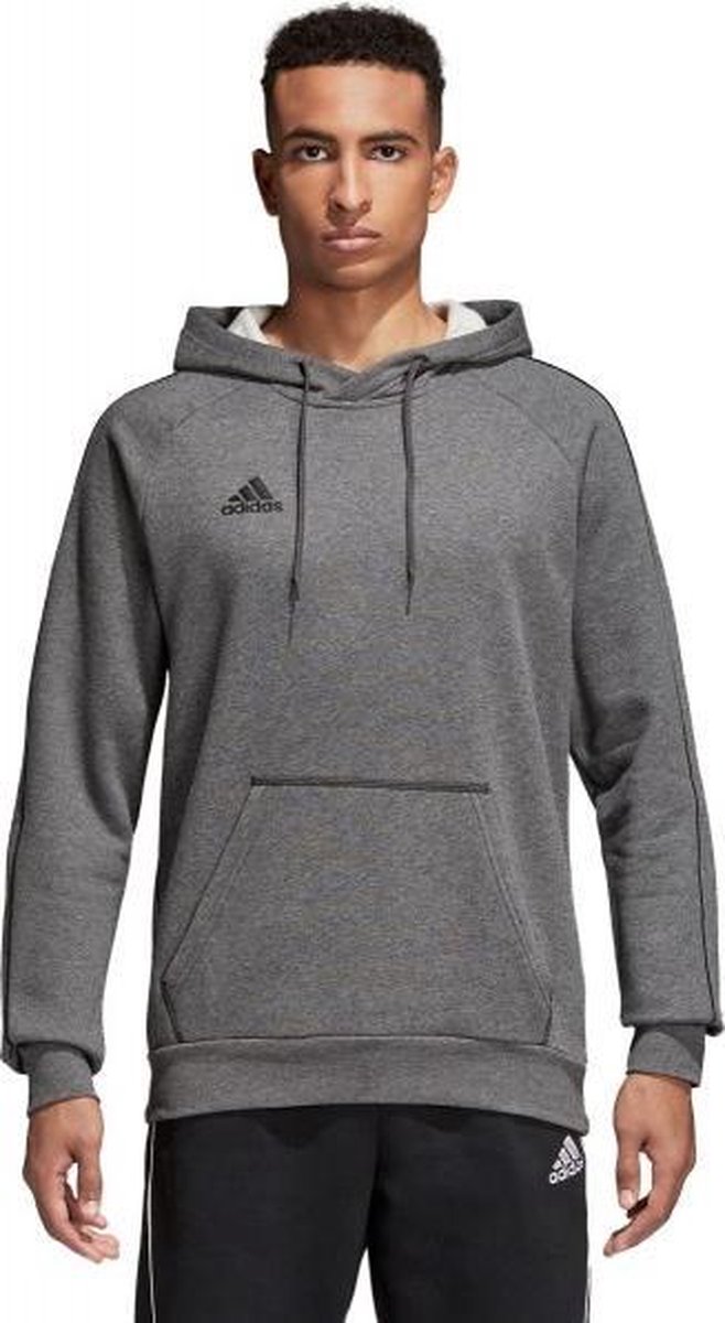 adidas core 18 hoody grau