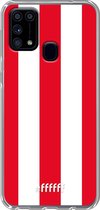 Samsung Galaxy M31 Hoesje Transparant TPU Case - Sparta Rotterdam #ffffff