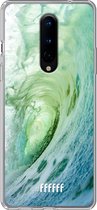 OnePlus 8 Pro Hoesje Transparant TPU Case - It's a Wave #ffffff