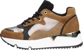 SUB55 Dames sneakers Sneakers Laag - cognac - Maat 36