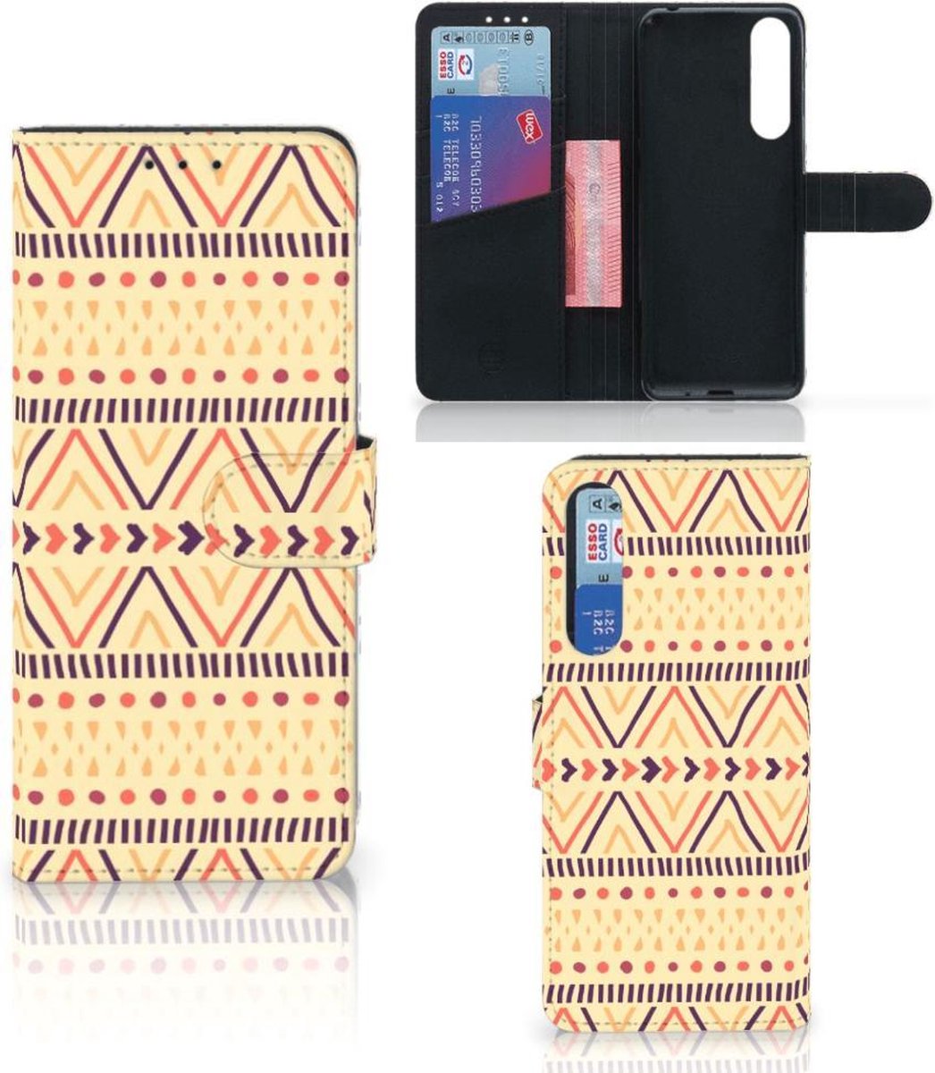 Sony Xperia 1 II Telefoon Hoesje Aztec Yellow