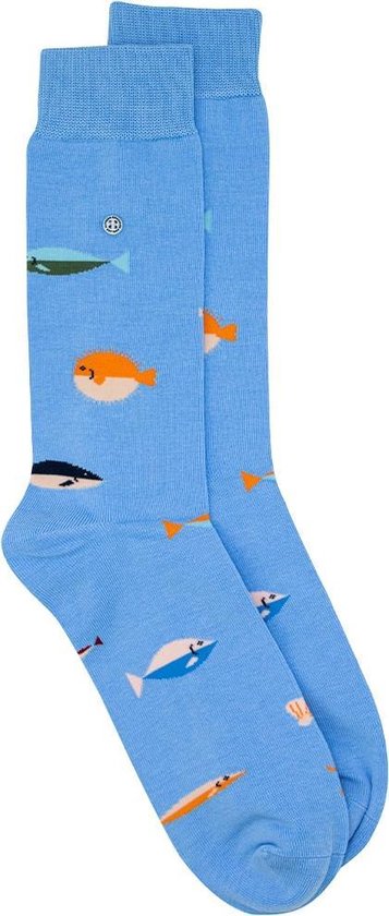Alfredo Gonzales Sokken Fish Socks Blauw