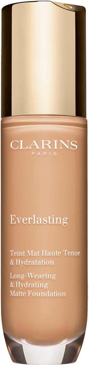 Clarins Everlasting Long-Wearing & Hydrating Matte Foundation - Long-Lasting Moisturizing Makeup With Matte Effect 30 Ml 108W