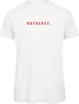 Kerst t-shirt wit Kutkerst - soBAD. | Kerst t-shirt soBAD. | kerst shirts volwassenen | kerst t-shirt volwassenen | Kerst outfit | Foute kerst shirts