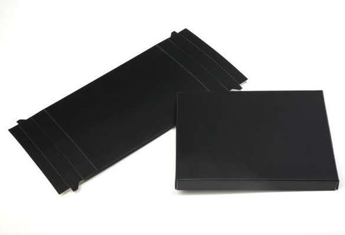 Kartonnen Doosjes Matzwart 11,4x1,6x15,2cm (25 stuks) | Geschenkdoos | Doosjes Karton