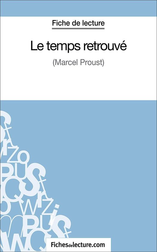 Le temps retrouvé - cover