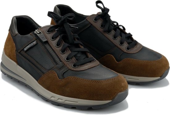 Foto: Mephisto bradley heren sneaker zwart maat 43 5 eu 9 5 uk 