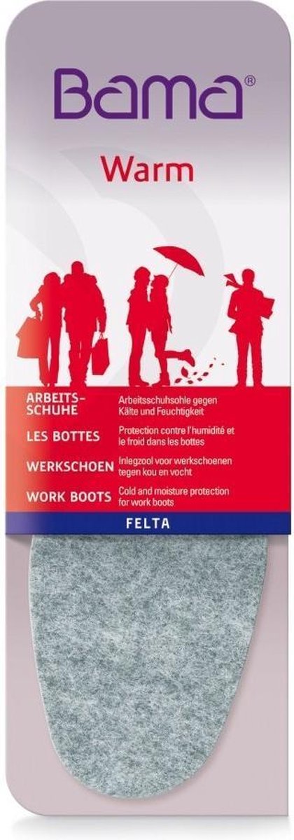 Felta inlegzool | Robuuste en Duurzame Bescherming Tegen Vocht en Kou | Bama | Maat 46