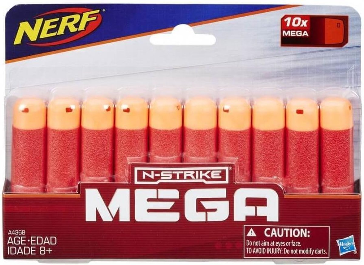 Nevelig Intiem gordijn NERF N-Strike Mega Refill - 10 Pijltjes | bol.com