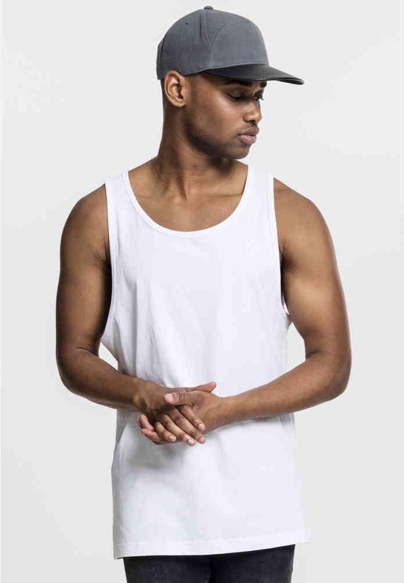 Urban Classics - Open Edge Tanktop - M - Wit