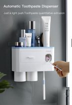 badkameraccessoires/set/2cup/automatisch tandpasta dispenser/tandenborstel houder