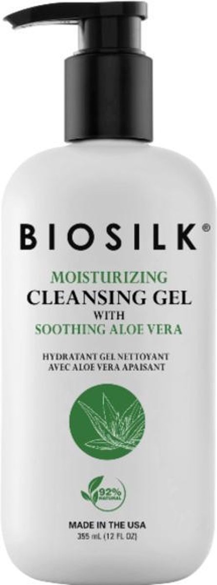 Biosilk Moisturizing Cleansing Gel with Soothing Aloe Vera 355 ml