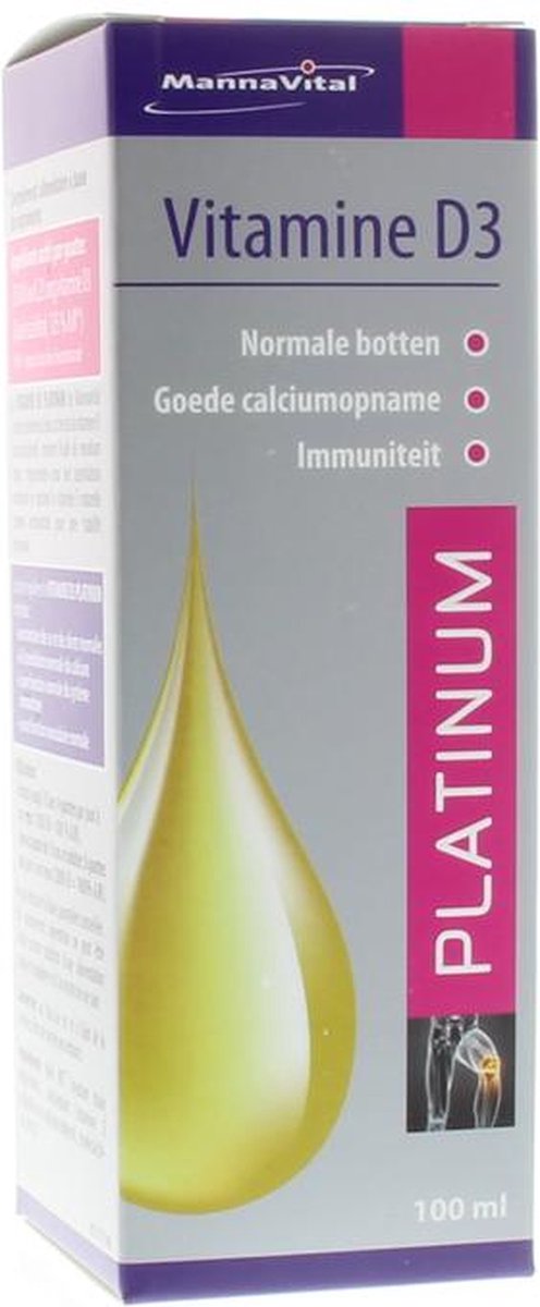 MannaVital Vitamine D3 Platinum Druppels 100ml