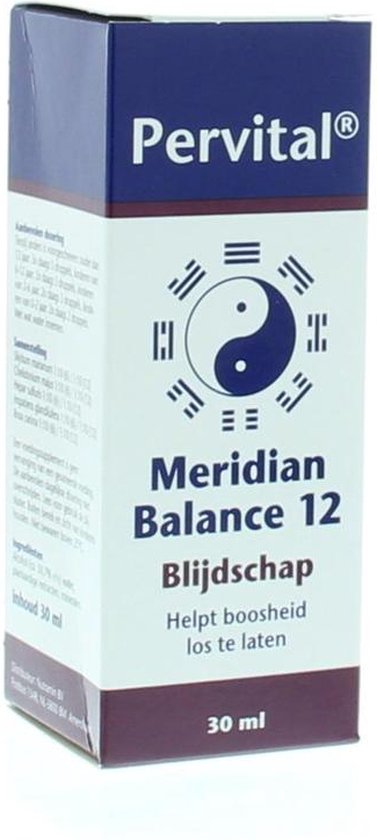 Foto: Meridian balance 12 blijdschap 30 ml