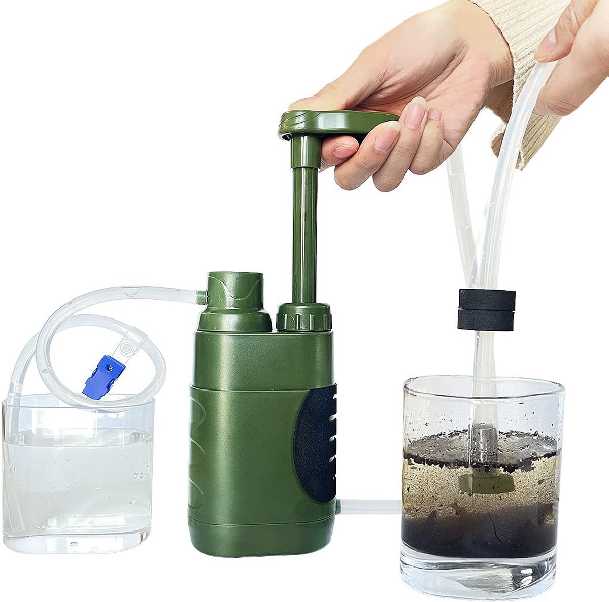 Outdoor Water Filter - Draagbare Camping Water Filter Drinkwater Filter - voor Wandelen Reizen Buitensporten Water Filter - outdoor hiken camping handig