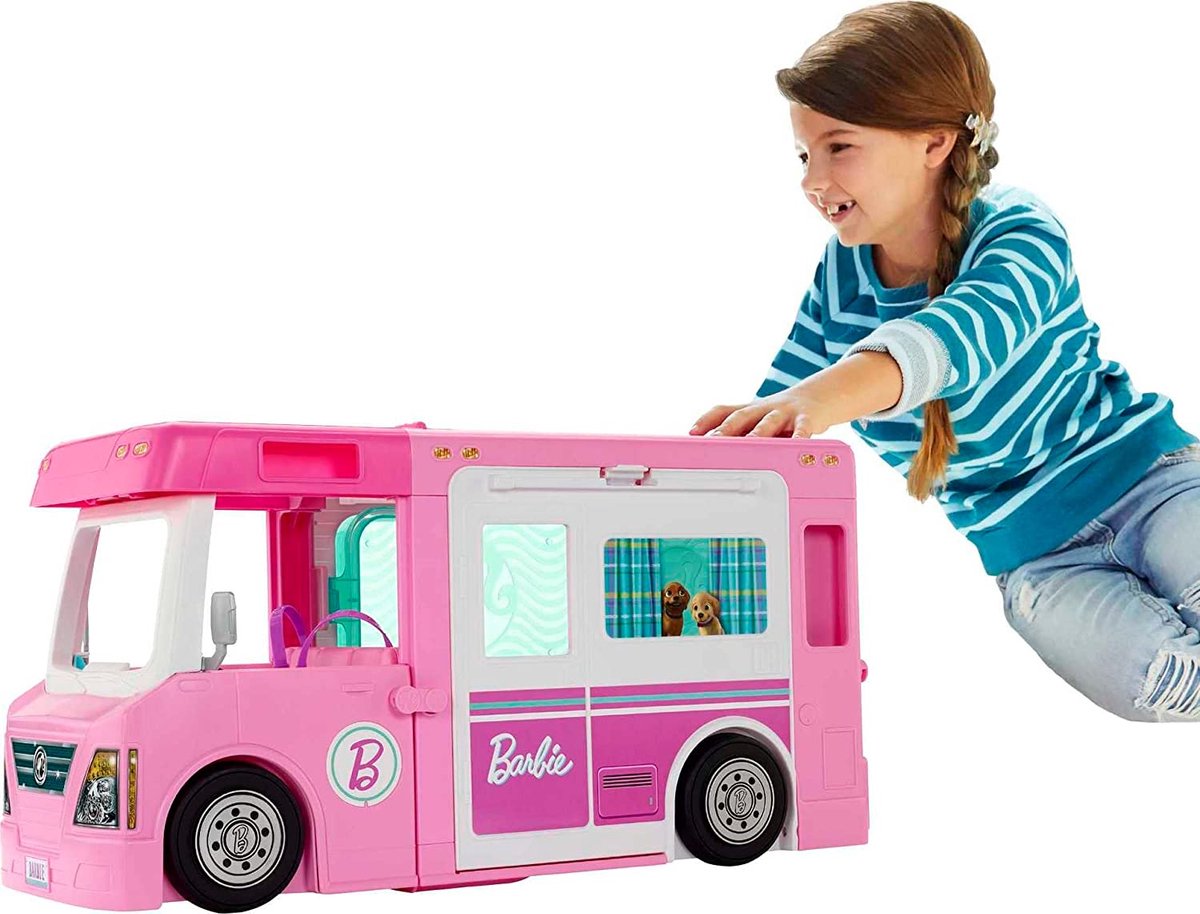 Barbie Camping-Car De Rêve 3-En-1 | bol