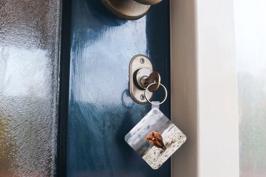 Porte-clés - Cadeaux à distribuer - Highlander écossais - Neige - Berg - Plastique