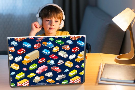 Autocollant pour ordinateur portable - 15,6 pouces - Motif - Voiture - Trafic - 36x27,5 cm - Autocollants pour ordinateur portable - Peau pour ordinateur portable - Couverture