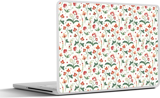 Laptop sticker - 14 inch - Zomer - Bloemen - Patronen - 32x5x23x5cm - Laptopstickers - Laptop skin - Cover