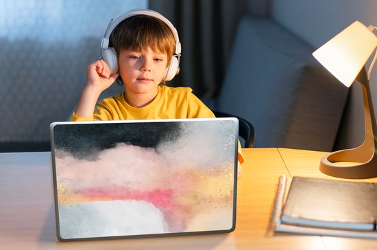 Autocollant pour ordinateur portable - 10,1 pouces - Peinture - Abstrait - Design - 25x18cm - Autocollants pour ordinateur portable - Peau pour ordinateur portable - Couverture