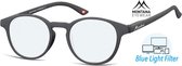 Montana Eyewear BLF52 lunettes de lecture - lunettes d'ordinateur +2.00 Zwart - Rond