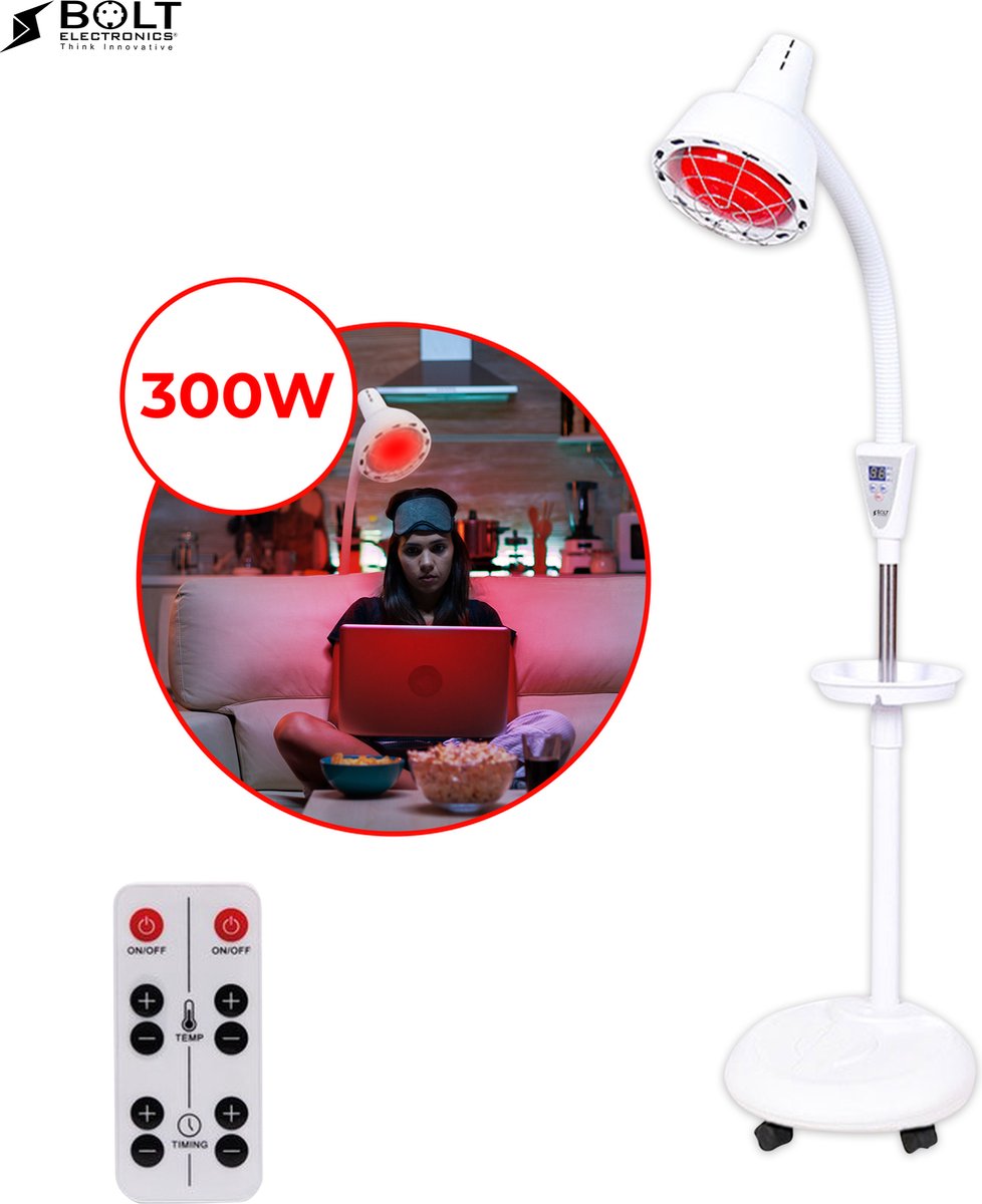 Bolt Electronics® Lichttherapielamp 300W - Infraroodlamp - Lichttherapie
