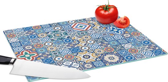 Ricolor Snijplank Granit, Melamine, Zwart/Wit, 30 x 20 x 20 cm