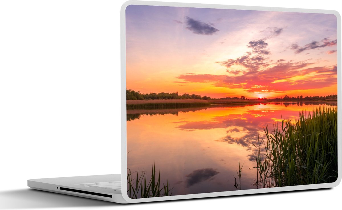 Laptop sticker - 14 inch - Water - Lucht - Natuur - 32x5x23x5cm - Laptopstickers - Laptop skin - Cover