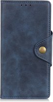 GSMNed – iPhone 14 – flexibel Bookcase – Pasjeshouder – iPhone Wallet – Blauw