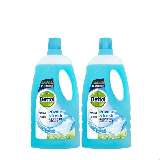 Dettol Allesreiniger Power & Fresh - Katoenfris - 1L x2