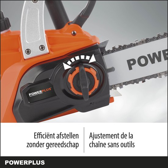 Powerplus POWXG1045 mini tronçonneuse 12V 2 batteries 2.0AH