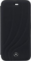 Mercedes New Organic II Book Case - Geschikt voor Apple iPhone 7/8 Plus (5.5") - Zwart