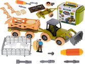Mini Boerderij Landbouwtractor Set DIY - Farm set