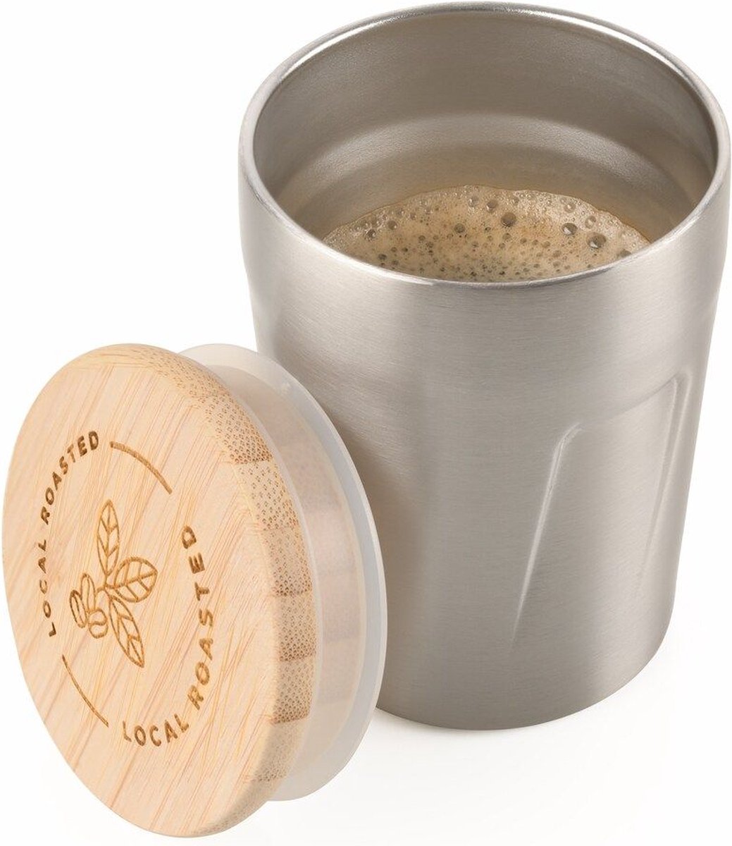 TROIKA BAMBOE ESPRESSO DOPPIO- termische beker