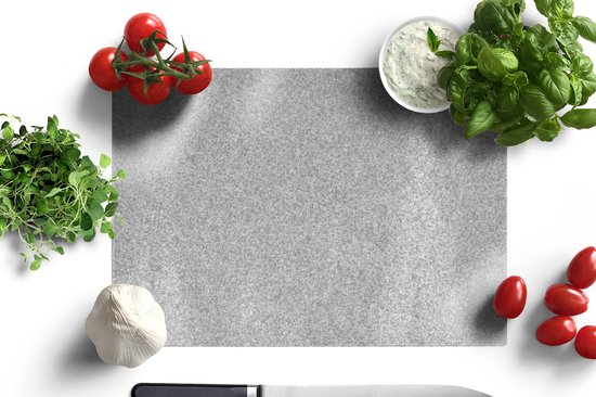 Planche à découper en Verres - 39x28 - Granit - Structure - Grijs - Design - Planches à découper en Glas